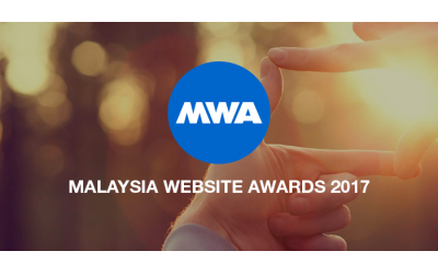Mationz's designed website listed on Malaysia Website Awards 2017's nomination list